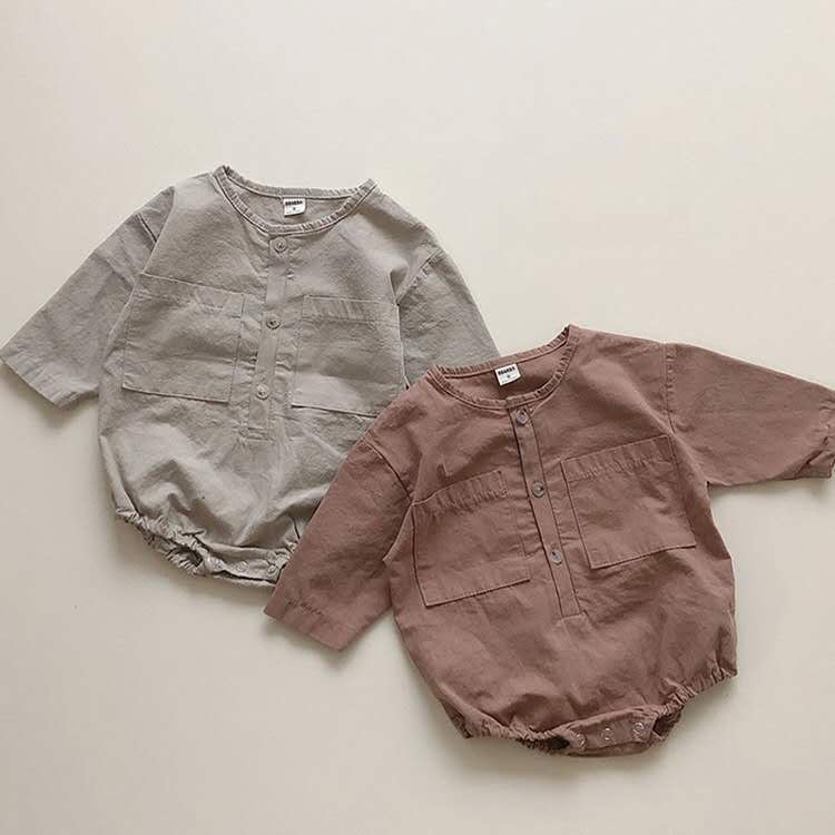 Baby Jumpsuit Lente En Herfst Katoen Romper Koreaanse Wilde Baby Kleding Jongens En Meisje Lange Mouwen Klimmen Kleding