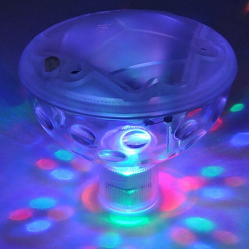 LED Disco Light Swimming Pool Waterproof Solar Power Multi Disco Changing Water Drift Lamp Light Security