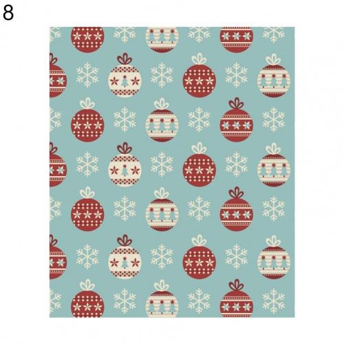 Good Paper Delicate Texture DIY Adorable Snowflake Pattern Packing Paper for Dorm Craft Paper Wrapping Paper: 8