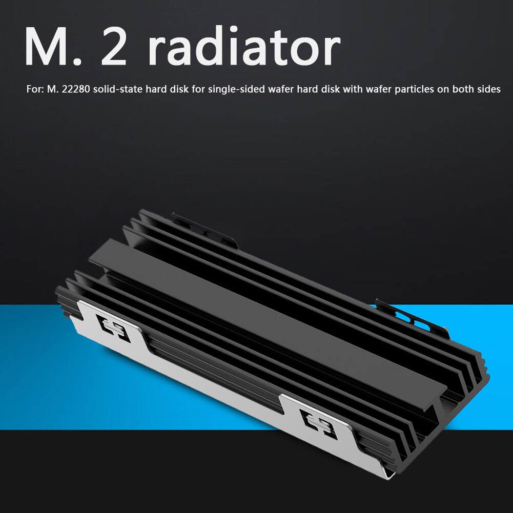 Kühlkörper Kühler für M.2 2230/2242/2260/2280 NGFF NVME SSD fest Zustand Antrieb Festplatte Kühler Aluminium Legierung Kühlung Pad