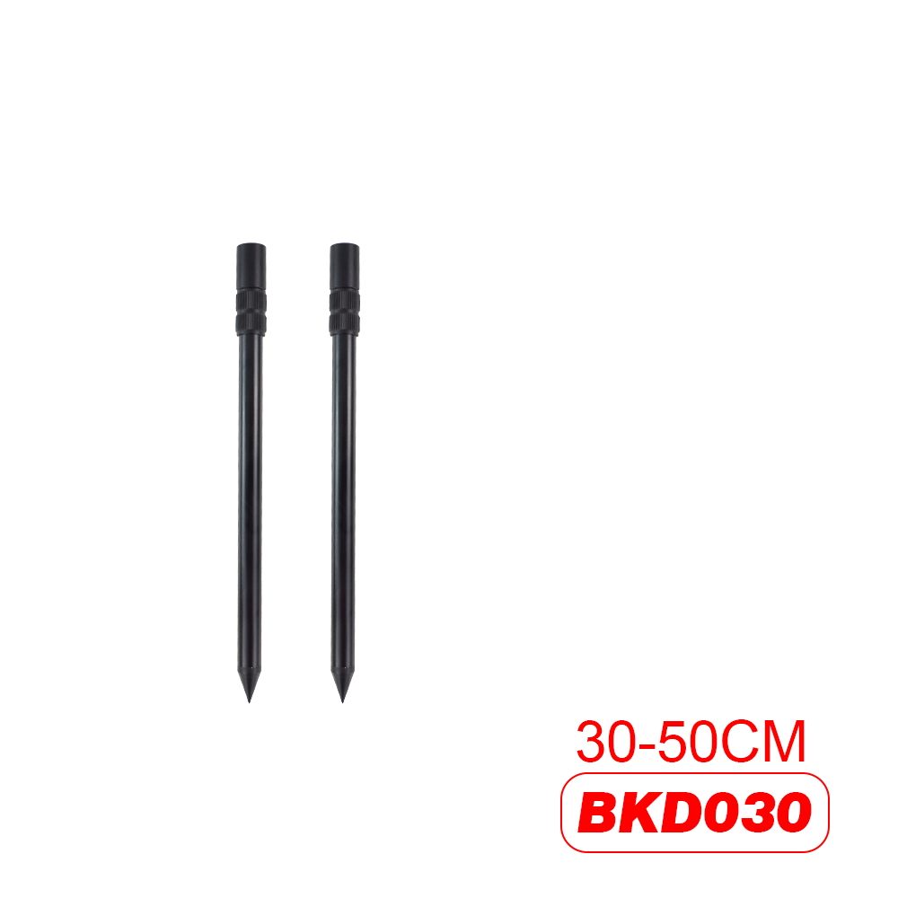 2pcs Carp Fishing Bank Sticks Aluminium Telescopic Banksticks Fishing Rod Pod Support Fishing Accessories: Red