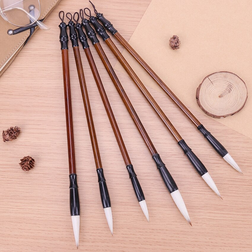 3 PCS Calligraphy Pen Woolen and Weasel Hair Chinese Calligraphy Brushes Pen Office Stationery Art Writing Pens School Supplies