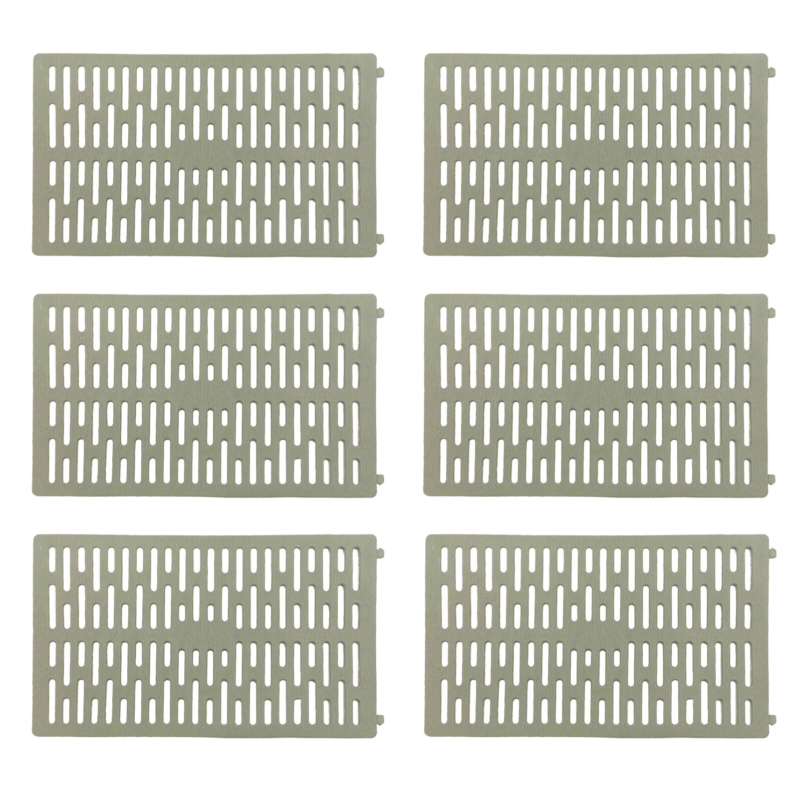 6pcs Durable Easy Install Prevent Damage Landscape Lamp Posts Tree Trunk Protector Garden Guard Plant Lawn Grey Indoor Outdoor