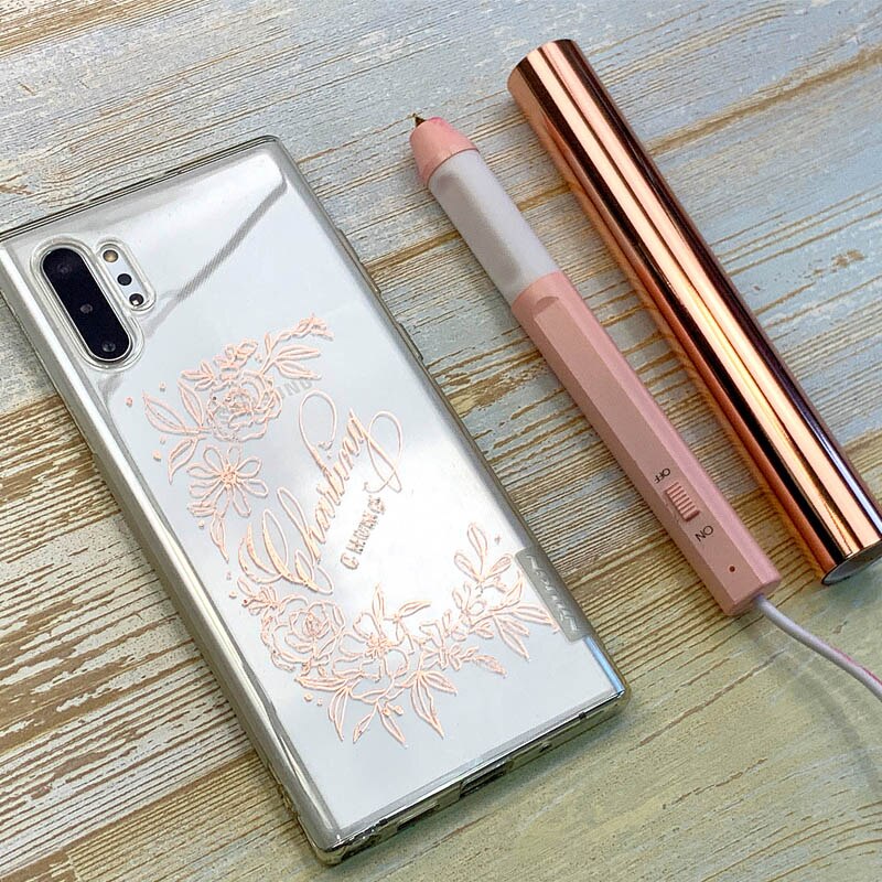 Pluma de estampado de lámina de calentamiento de cabeza intercambiable, da matices brillantes de escritura a mano, matices brillantes para tus proyectos, manualidades Diy