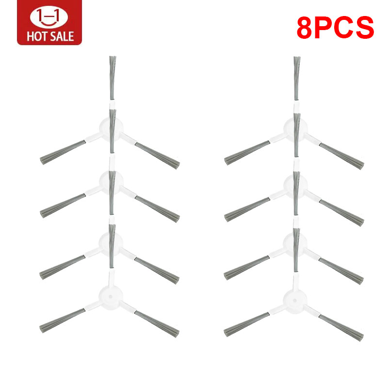 Para xiaomi robô vácuo s20 +/s10 plus/s10 +/b108gl/b105/b108cn b113cn peças acessórios filtro principal escova lateral mop: Transparente