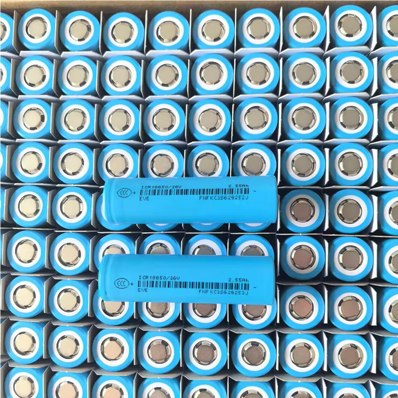 2-50 stks EVE 26 V ICR 18650 Batterij 2550 mAh CDR 7.5A 3.6 V Platte Top Batterij Oplaadbare Lithium-ion Mobiele Voor DIY Batterij