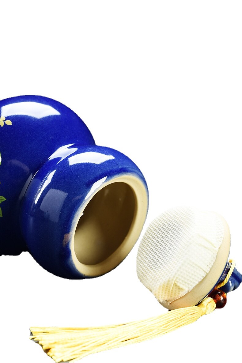 Gourd Pet Urn - Pets buried in ceramic tank urns Ceramics