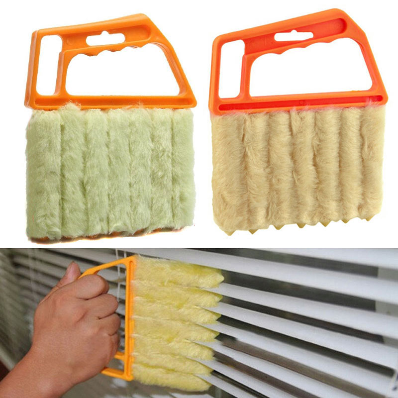 Microfibre Venetian Blind Blade Cleaner Window Conditioner Duster Clean Brush MAZI888