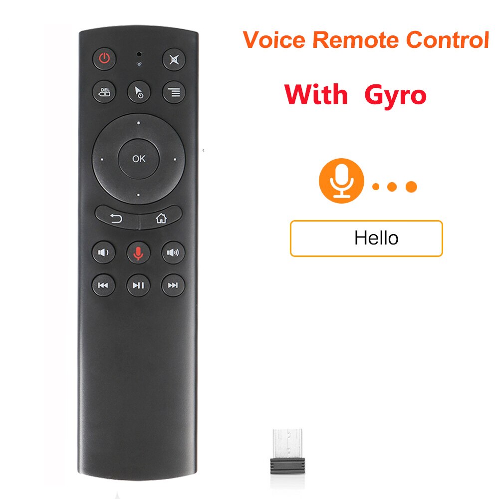 Deansh Air Remote Mouse Toetsenbord, 2,4G 6-assige Gyroscoop Touchpad Backlit Remote Mouse Voor Androidsmart Tvpcprojectors Plug Play En Oplaadbaar Standard Edition