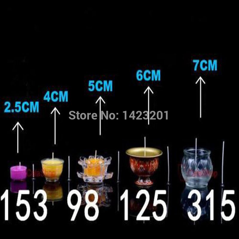 100 Pcs / Lot 50mm Candles Wicks Pretabbed Zinc Co... Grandado