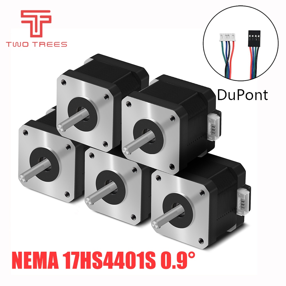 Nema17 Stepper Motor 42 motor Nema 17 motor 42BYGH 1.5A 38mm 17HS4401 17HS4401S Pulse value 0.9 motor 4-lead for 3D printer CNC