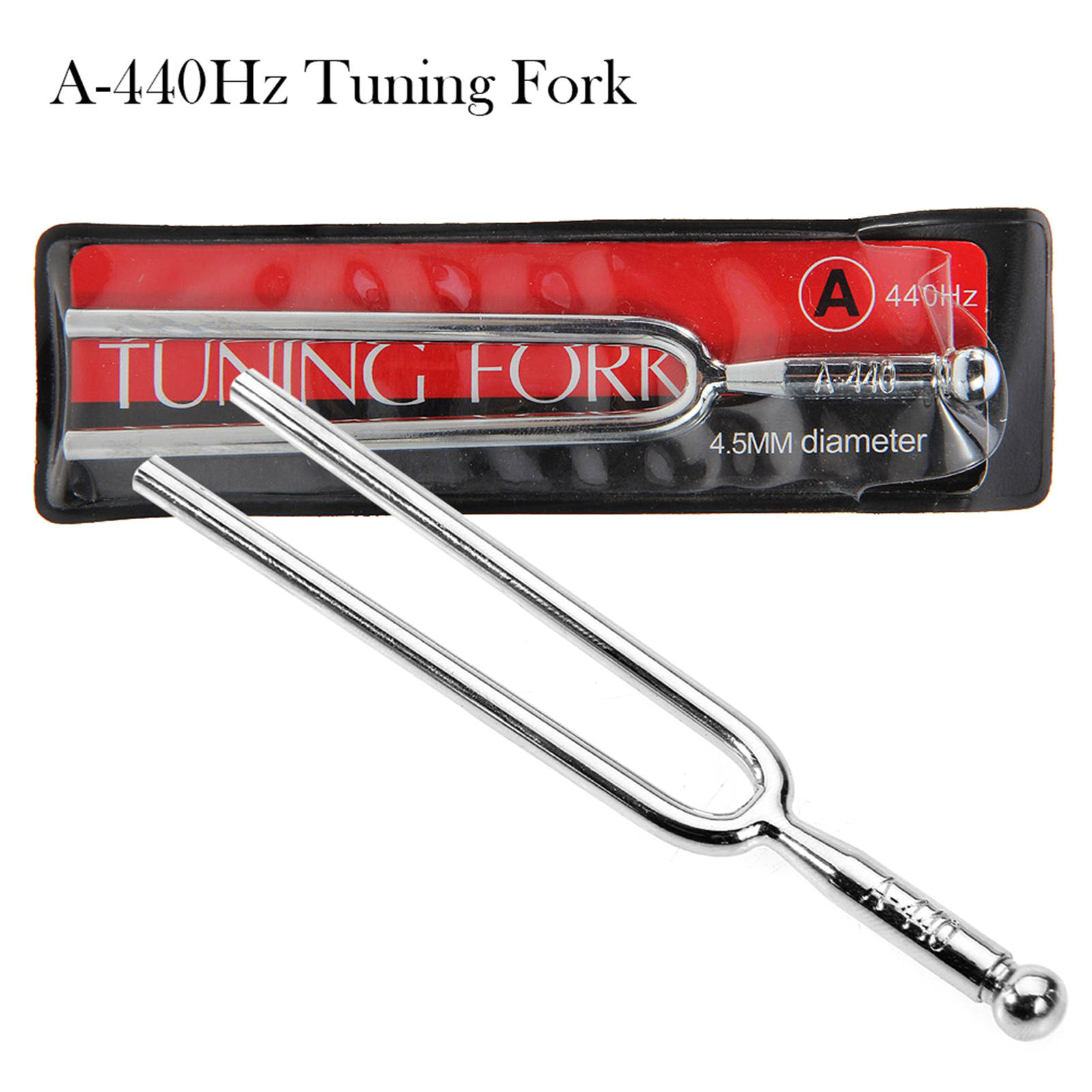 440Hz Tuning Fork Tone Tuner Steel Fork Instrument Tool for Violin Viola Cello Guitar Sound Healing Therapy Tool: Default Title
