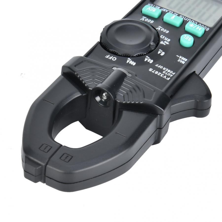 FY3267S Portable High Precision Digital Clamp Meter 6000 Count AC DC Current Clamp Meter Tester for Laboratories Factories