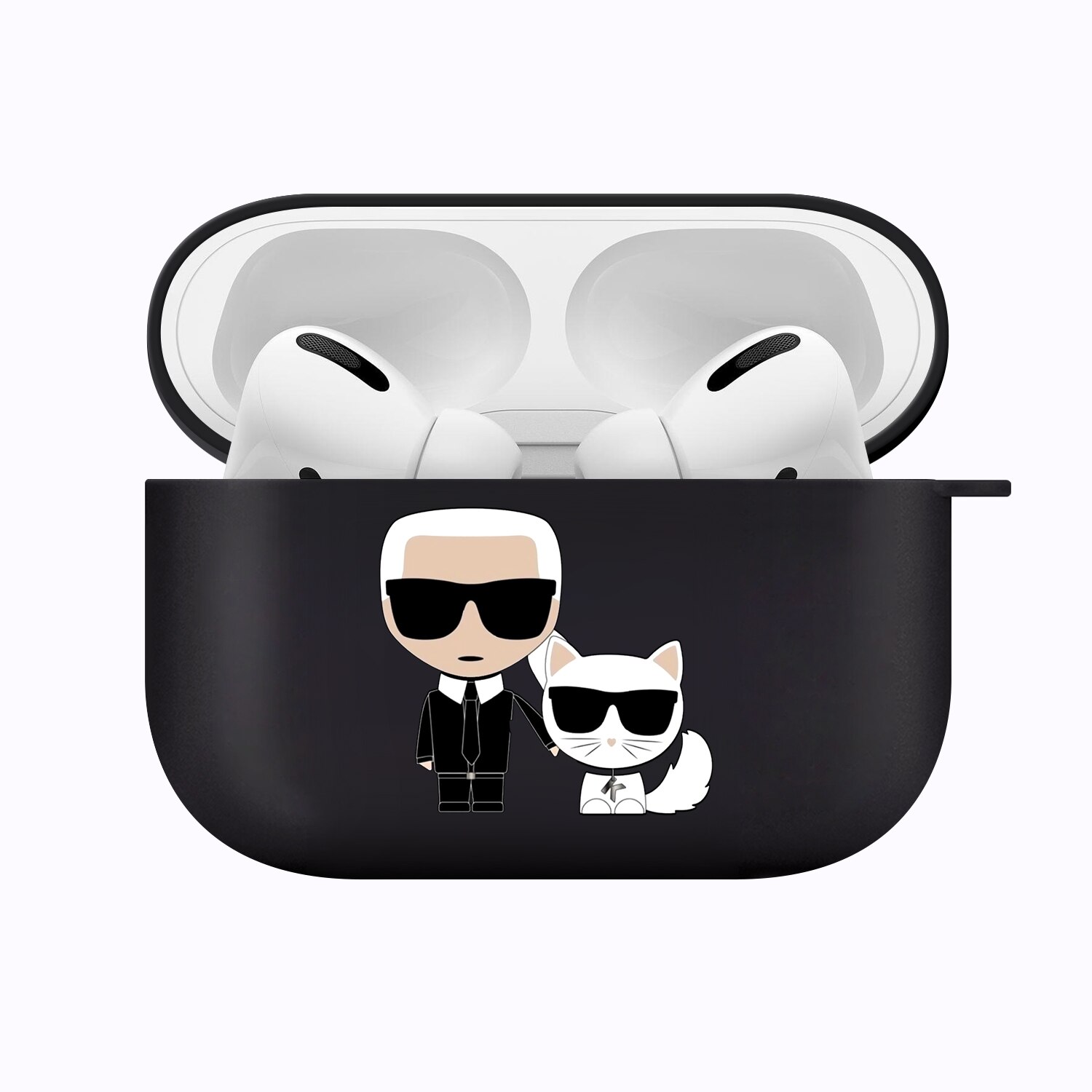 Fundas de silicona blanda para Apple Airpods 2/1, cubierta de auriculares inalámbricos de de de para AirPods Pro, bolsas de caja de carga: AirPods Pro-H5945