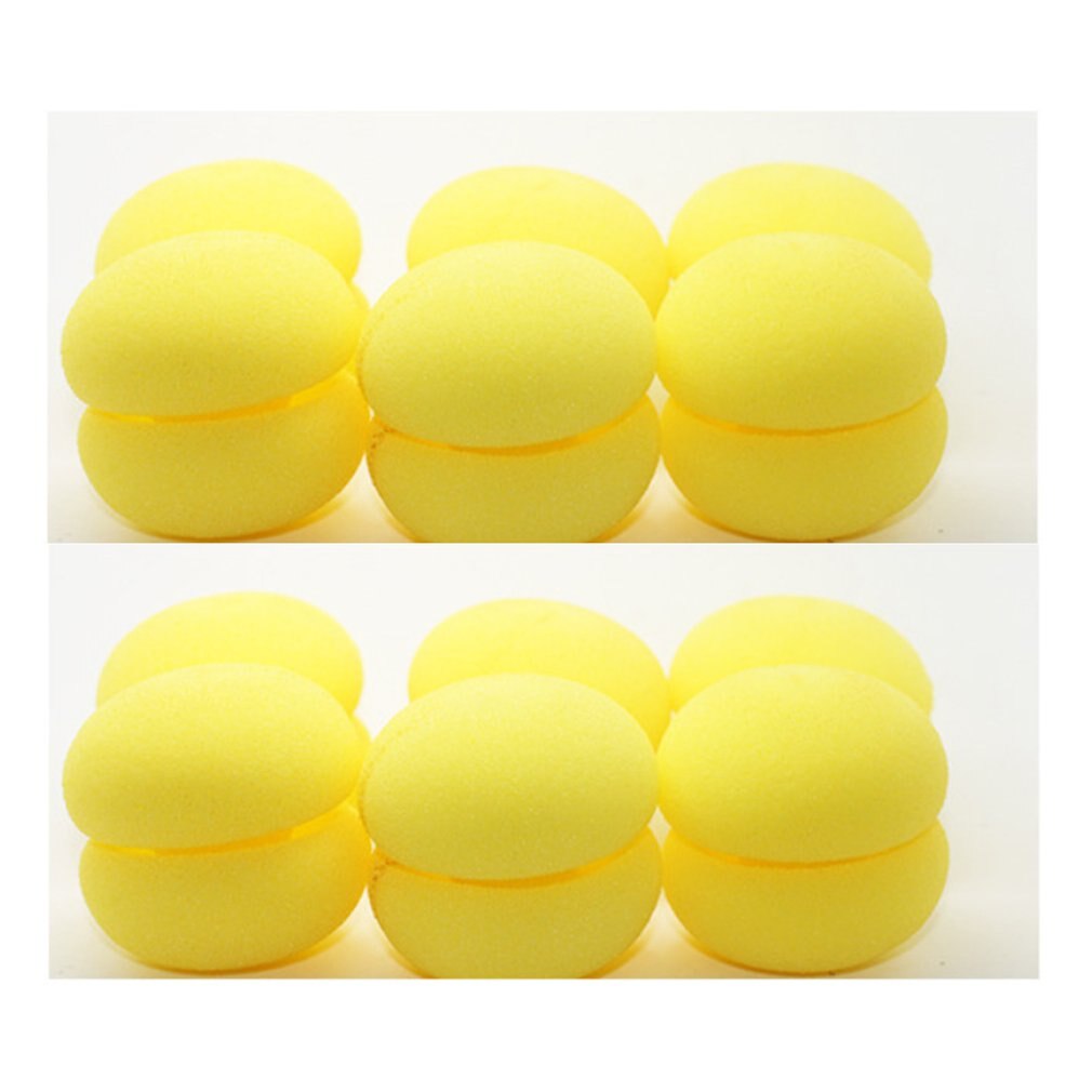 6pcs Balls Rollers Curl Hair Care Soft Foam Sponge Curl Ball Sleeping Hairstyle Curler Tool: Default Title
