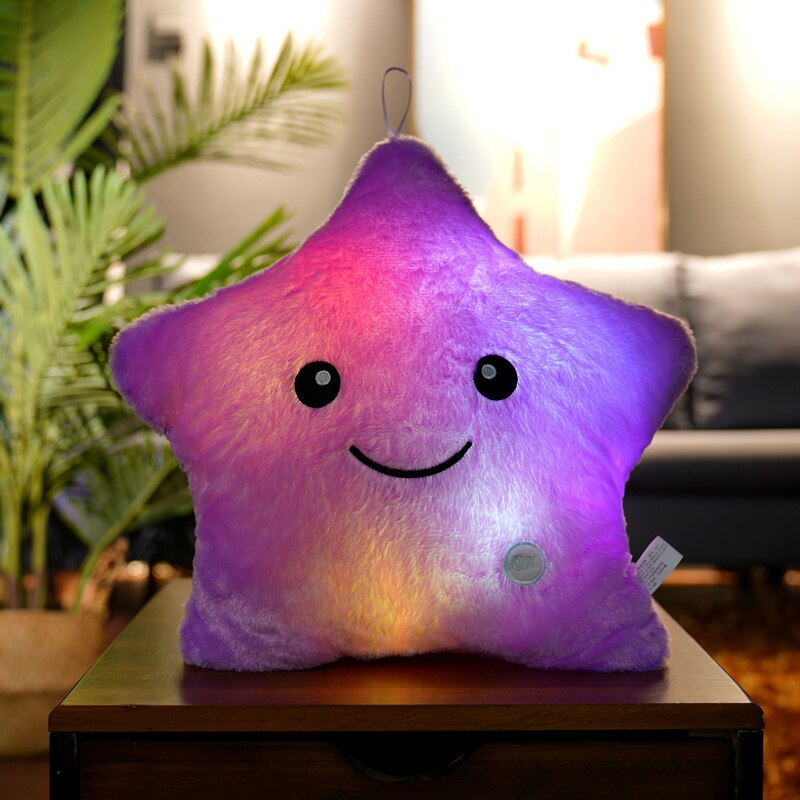 Pluche speelgoedkussen, regenboog-ster en maan, knuffelig sierkussen voor kinderkamer, gevuld pluche bank, stoelen, sierkussen, rugkussen