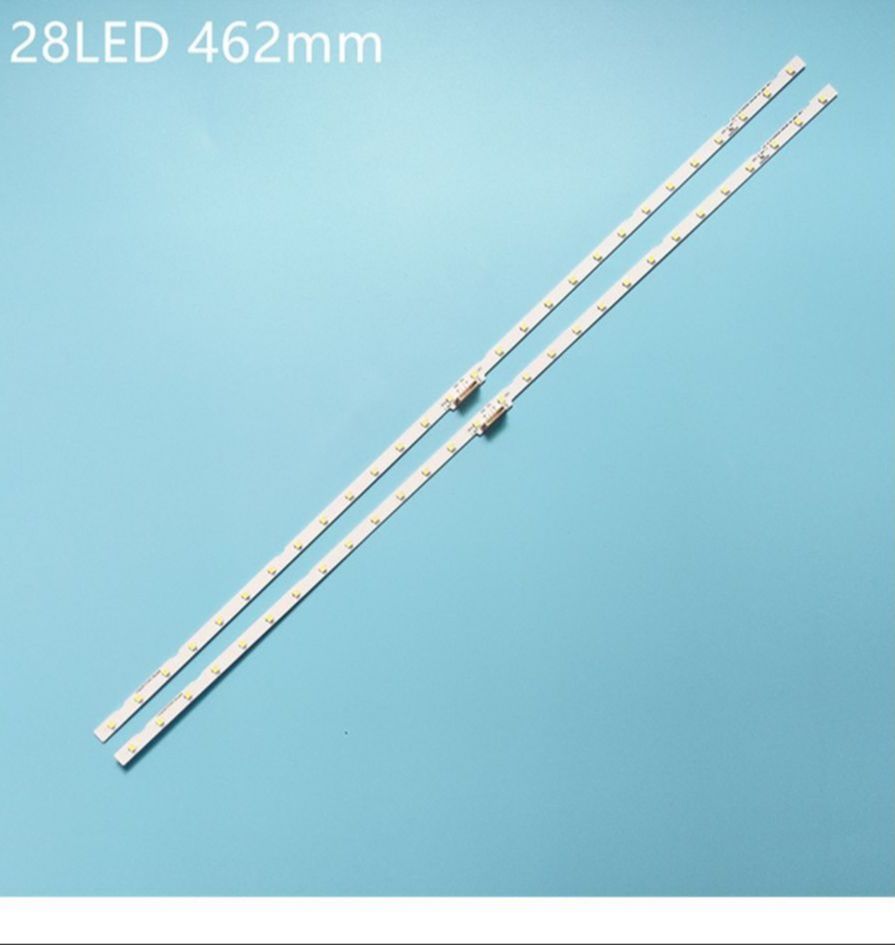 100% 2Pcs/Kit Led Strips Voor Samsung Tv UE43NU7195U UE43NU7455U Cy NN043HGNVDH Aot 43 NU7100F 2X28 3030C d6t 2d1 28S1P REV.2