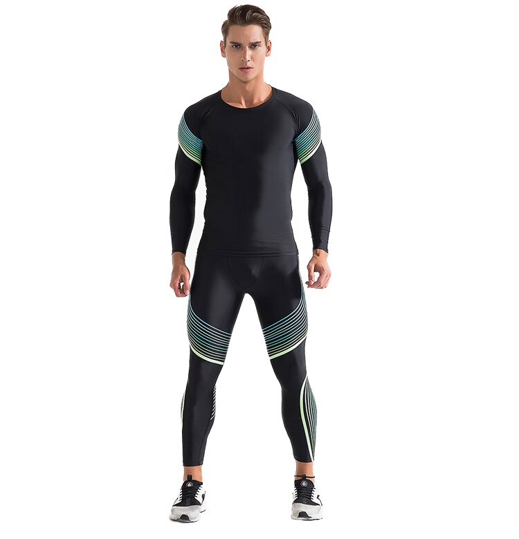 Sport Leggings Men Compression Pants Male Sportswear Clothing Gym Compression Fitness Athletic Trousers Male Jogging