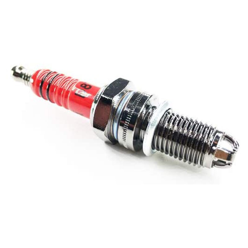Vela de ignição de 3 eletrodos d8tc, 2 peças para 125cc 150cc 200cc 250cc motocicleta scooter atv quads