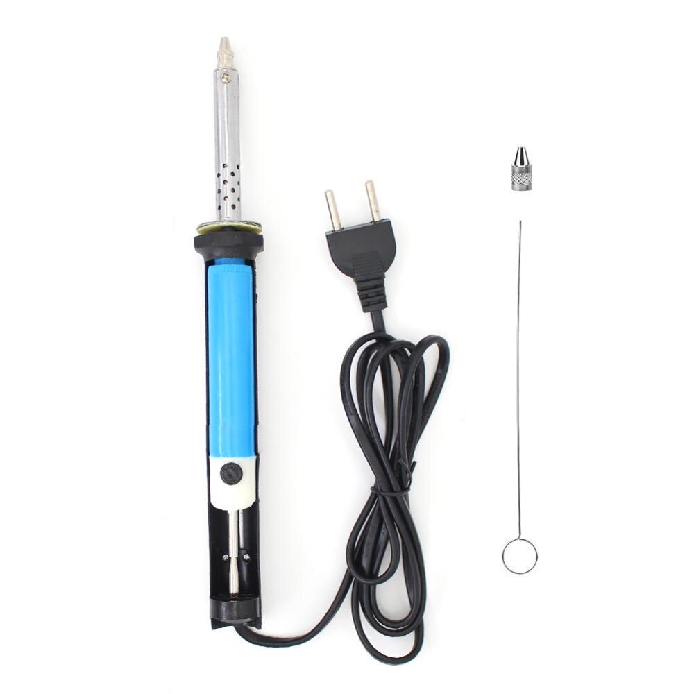 110V/220V Dual Use Temperature Electric Soldering Iron Tin Suction Sucker Pen Desoldering Soldering Repair Tool US/EU Plug: EU plug