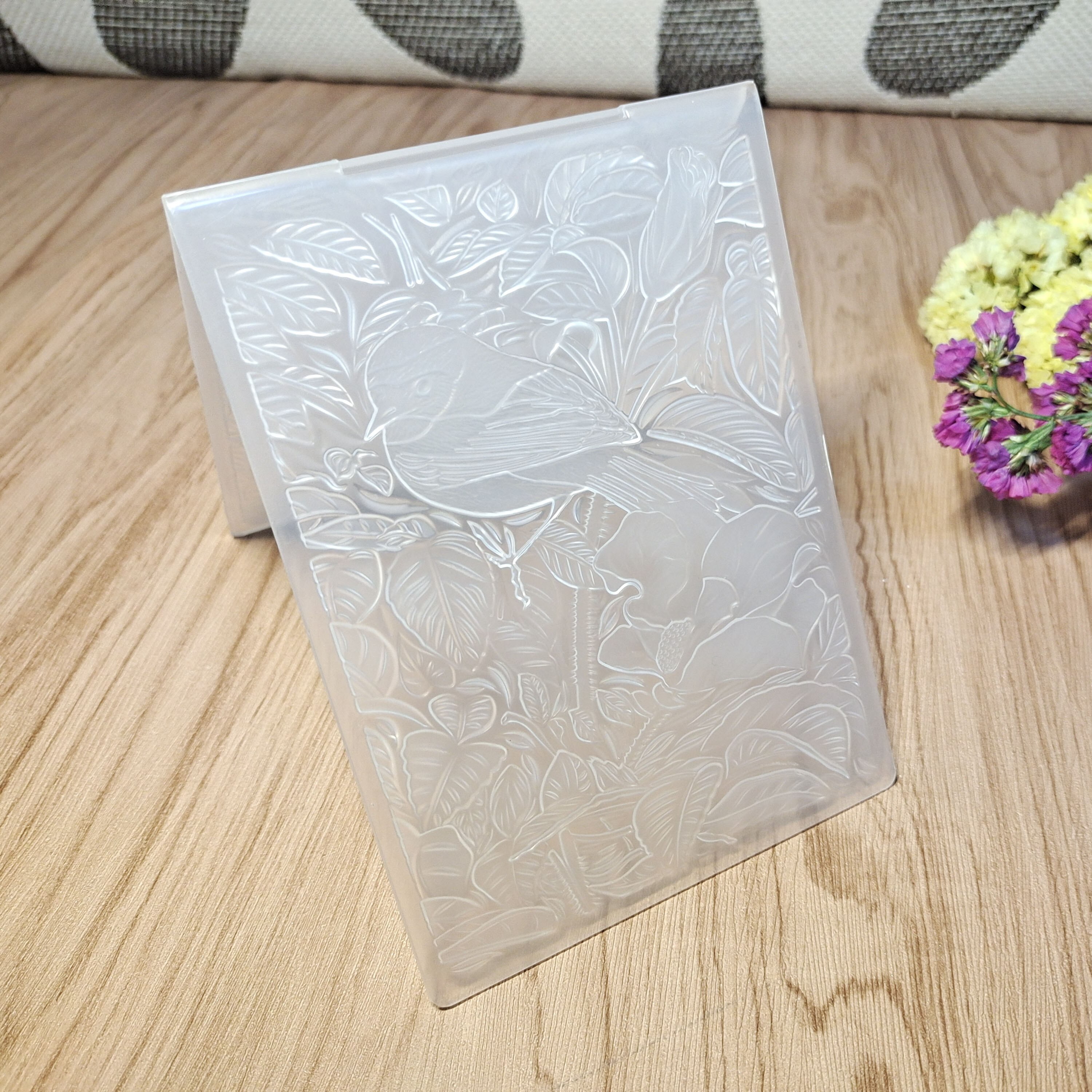Wall Tiles/ 3D Bird / Flower/Various Patterns Embossing Folder For Scrapbooking DIY Photo Album Card Making Crafts