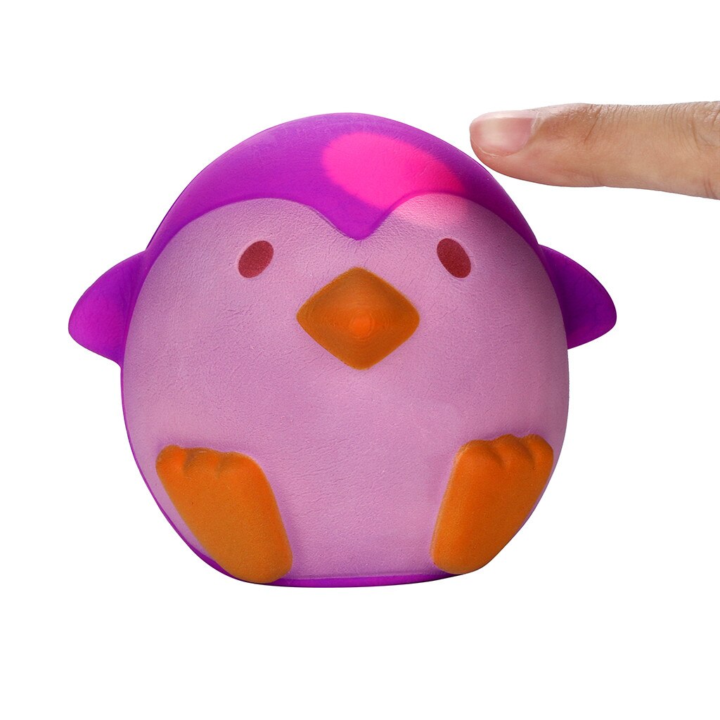 Cambio de Color de temperatura Squishies pingüino lento aumento perfumadas Reliever juguetes para apretar antiestrés chico Kawaii juguetes anti estrés