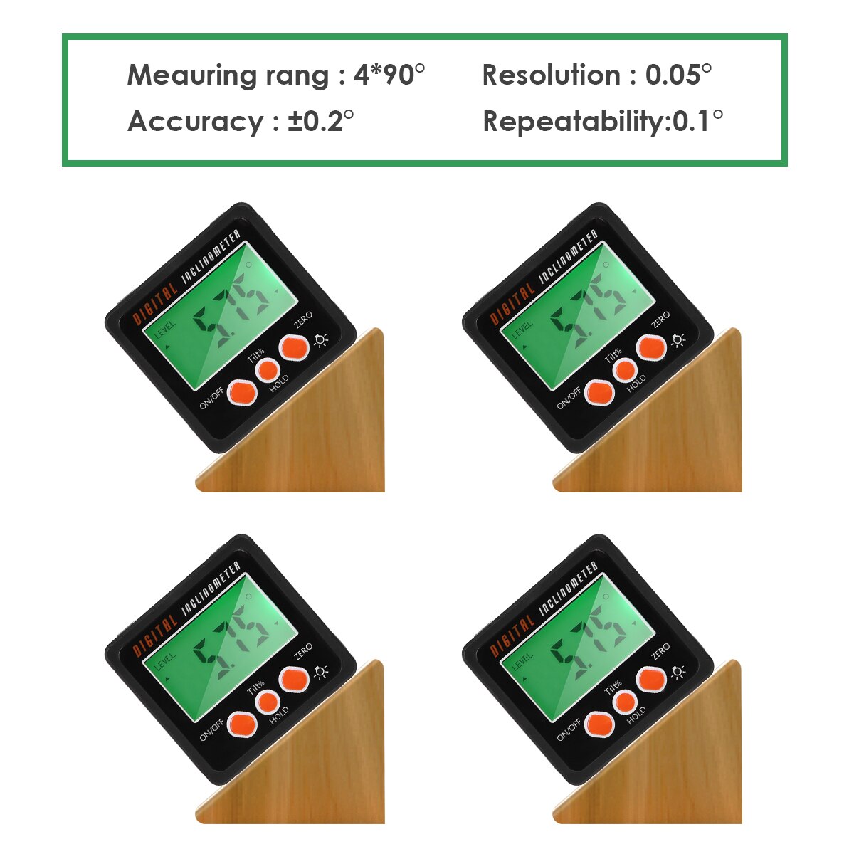 Digital Inclinometer Protractor Level Box Digital Inclinometers Angle Finder Bevel Boxes With Magnetic Base