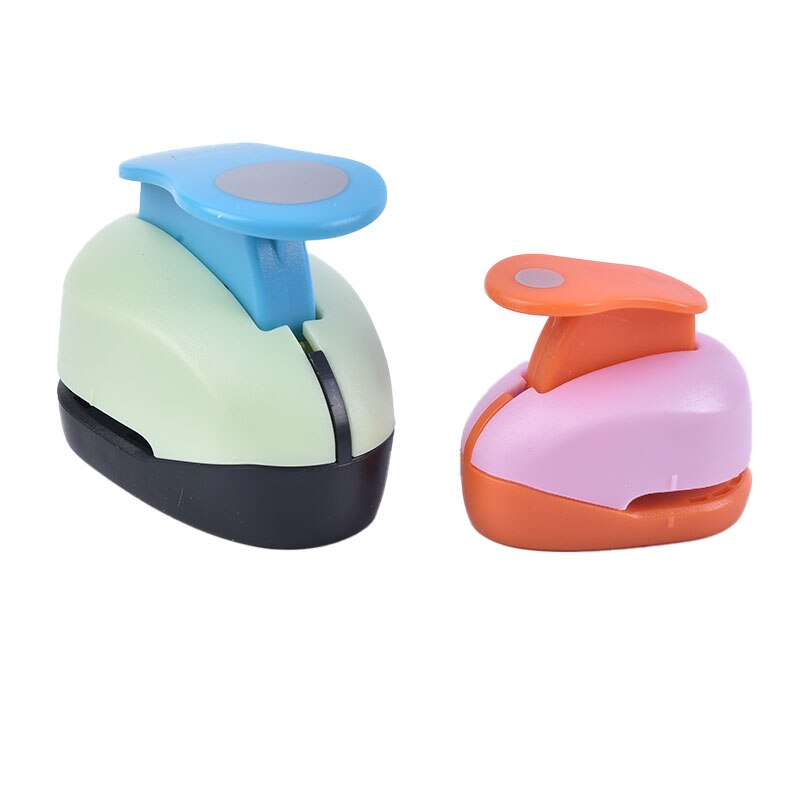 Ronde Perforator Diy Embossing Apparaat Kinderen Educatief Embossing Machine Handmatige Papiersnijder Schoolbenodigdheden