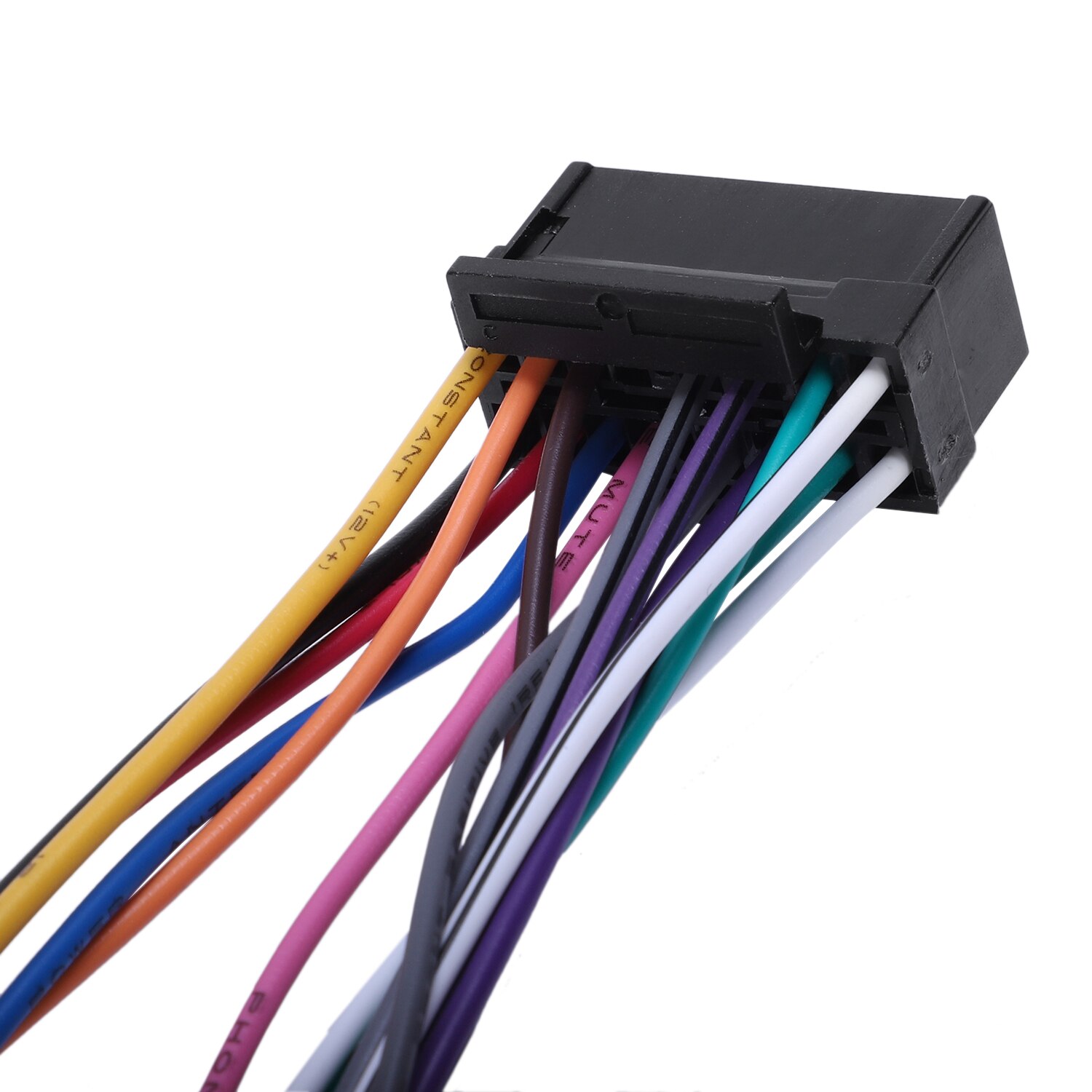 Arnés de Radio estéreo para coche de 16 pines para Sony Radio Play Plug conector de cableado adaptador automático Sksy16-21 + Iso
