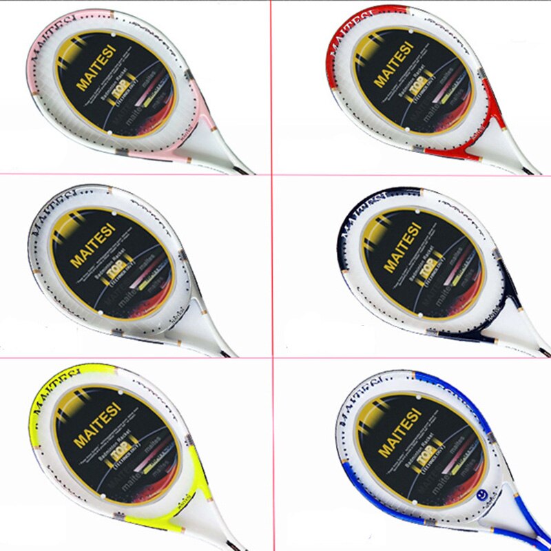 Tennisracket Carbon Tennisrackets Met Tenis Tas Grip Mannen Vrouwen Training Beginners Padel Raqueta Raquete