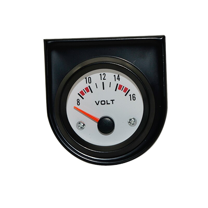 2 &quot; 52 mm vita ansiktsvattentemp/ oljetemp/oljepress psi/ oljepress kg/volt/amperemeter/bränslenivå (utan flottör) mätare bilmätare: Volt