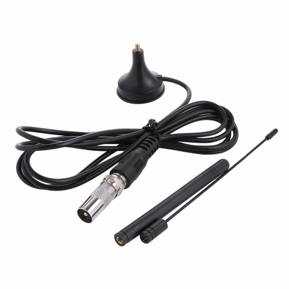 Mini TV Antenna Indoor Dual Flat Enhancement Home Easy Installation Long Range HD Aerial Digital Portable Base Signal Reception