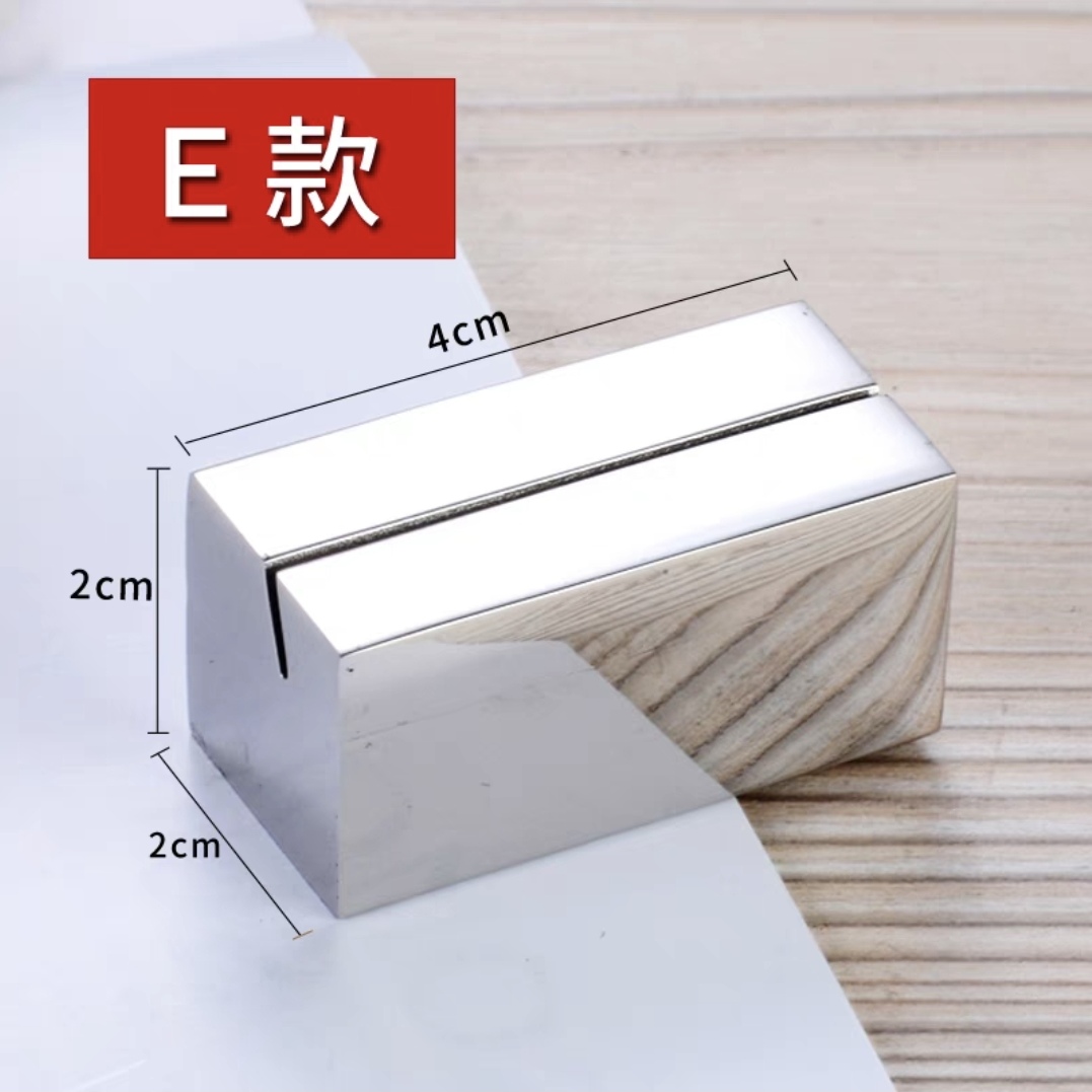 Stainless Steel Table Place Card Holder Photo Picture Holder Clip Wedding Party Table Number Menu Sign Holder Display Stand: plum