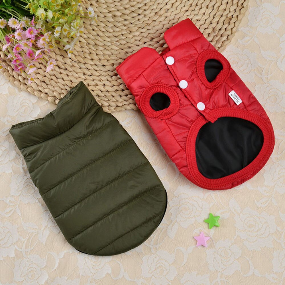 Veste d&#39;hiver ultralégère en duvet pour animal de compagnie, vêtement en coton doux et pour chiot, chat, chien, chaton gras, vêtement de Sport