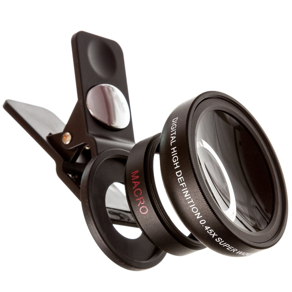 HD 37MM 0.45x Super Wide Angle Lens with 12.5x Super Macro Lens for iPhone 7 11 pro max Plus 8 X Samsung S6 S8 Note 4 Camera