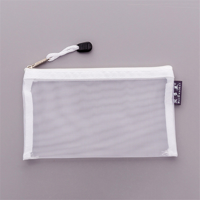 Casual Travel Cosmetic Bag Women Zipper Make Up Transparent Makeup Case Organizer Storage Pouch Toiletry Beauty Wash Kit Bags: Clear