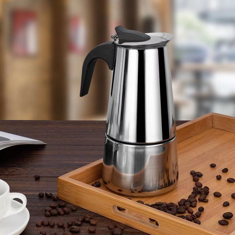 Coffee Pot Coffee Accessories Espresso Maker Percolator Stove Coffee Maker Percolator Drinkware Stainless Steel Aluminum Pot