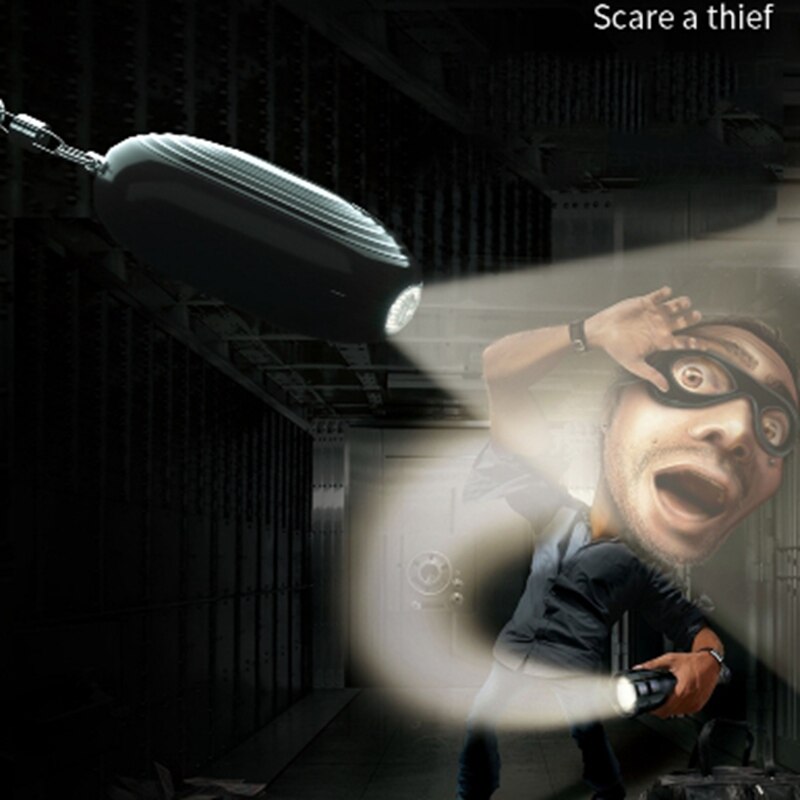 Personal Alarm Keychain with LED Light, Super Loud 120Db Security SOS Emergency Device for Kids, Women, Elderly, Runners