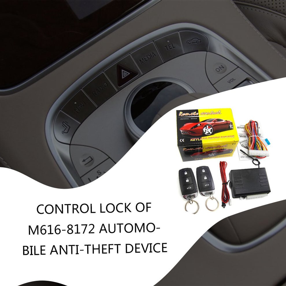 Car Central Locking Free Key Entry System - Dubai Style M616-8172 Remote Control