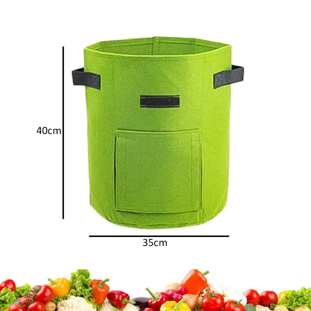 Borsa per piantare piante attrezzi da giardinaggio per la casa borsa per piantare verzura in serra in vaso di patate borsa per piante idratante: D