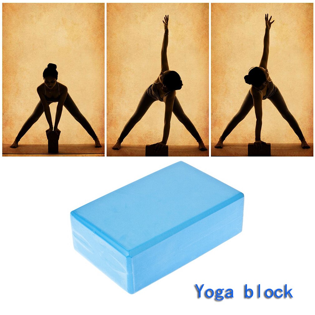 6mm fitness yogamåtte sport gym træning yaga madras med yoga blok stil
