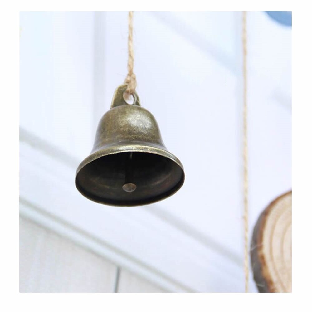 Cloches de Jingle en Bronze Vintage, pour chien, entraînement en pot, fabrication de carillons éoliens, équipement d'instruments musicaux, 38mm/1.5 pouces, 10 pièces