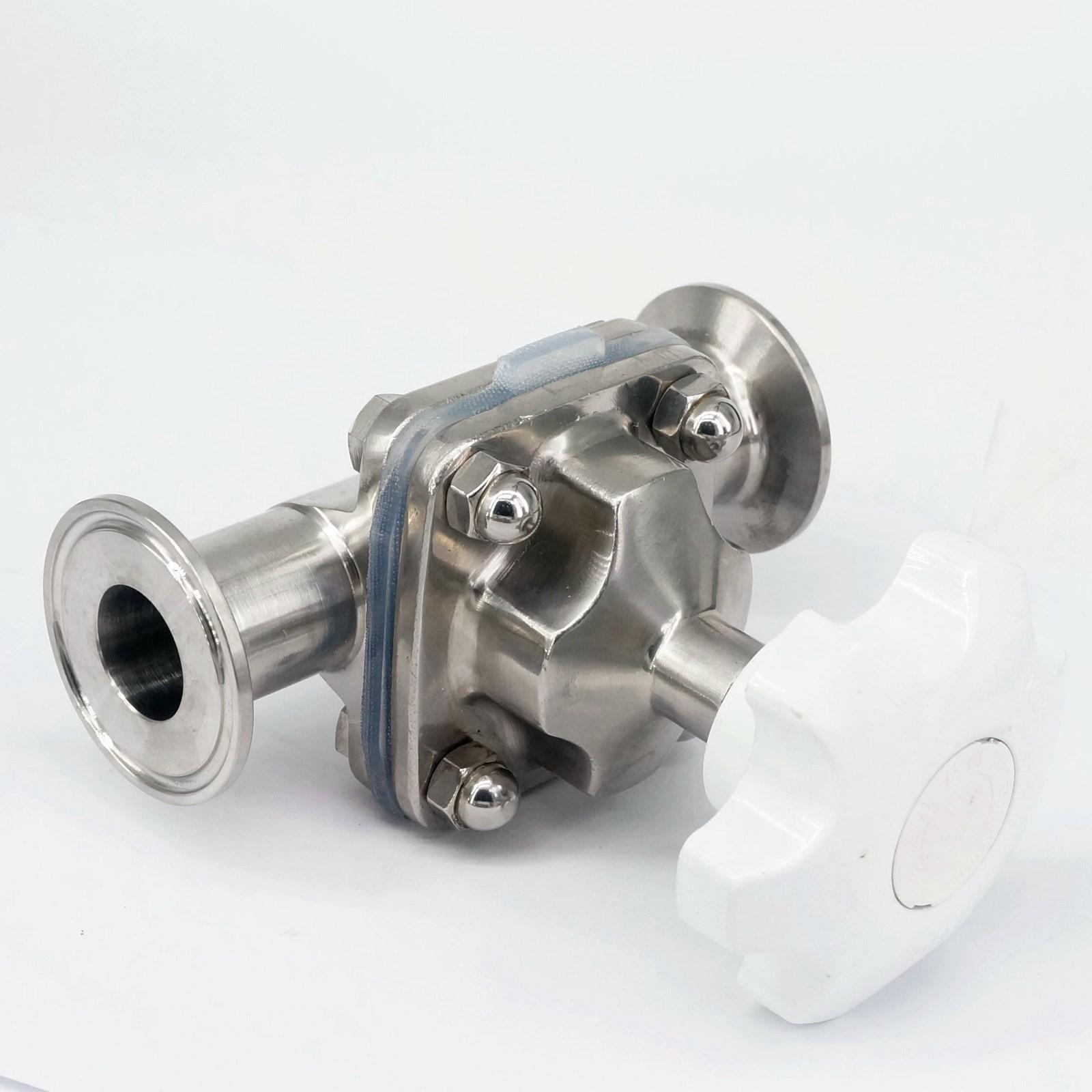 Vanne sanitaire en acier inoxydable 316 | 1 "25mm 1.5 en acier inoxydable," triple pince à diaphragme brassage bière produit laitier