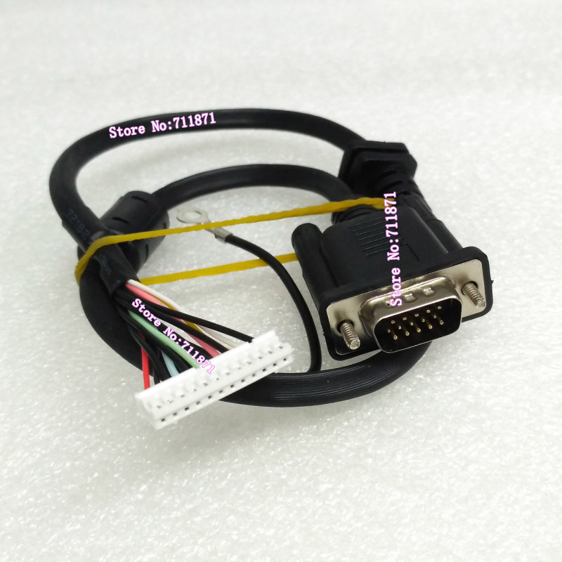50cm 12P to 15Pin VGA D-Sub Cable Line Assembly LCD monitor TV D-Sub VGA Line Cable 12Pin 15P All in one PC VGA cable D-Sub Line