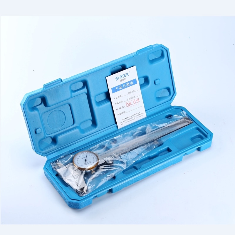 0.01mm Dial Calipers Stainless Steel Dial vernier caliper Shock-proof Vernier Caliper 0-200mm/8&quot; Metric Gauge Measuring Tools