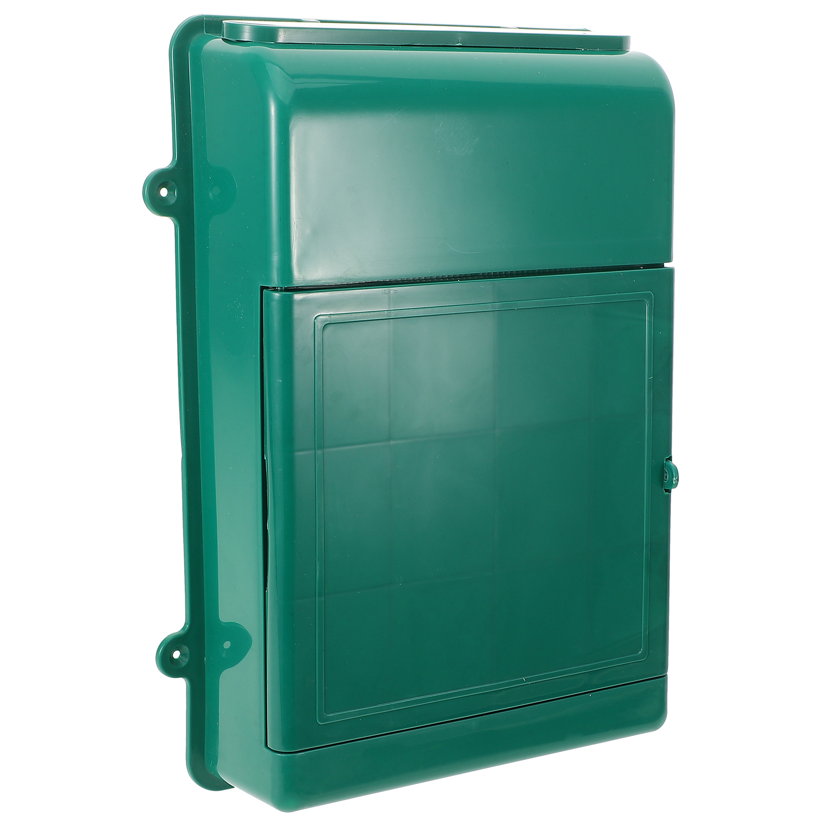 Collection Box Wall-mounted Postal Large Capacity Mailbox Locking Plastic Outdoor Wall Mount Mailbox Post Box: green