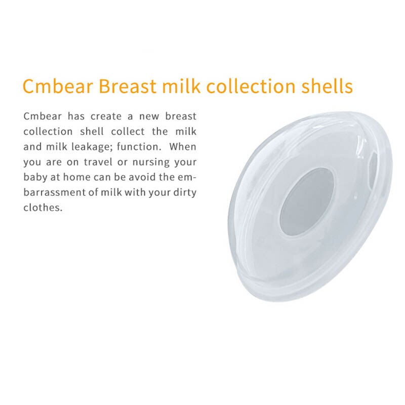 2 stk modermælk indsamlingsskal bærbar brystbesparelse til rejser dagligt arbejdende mødre  an88
