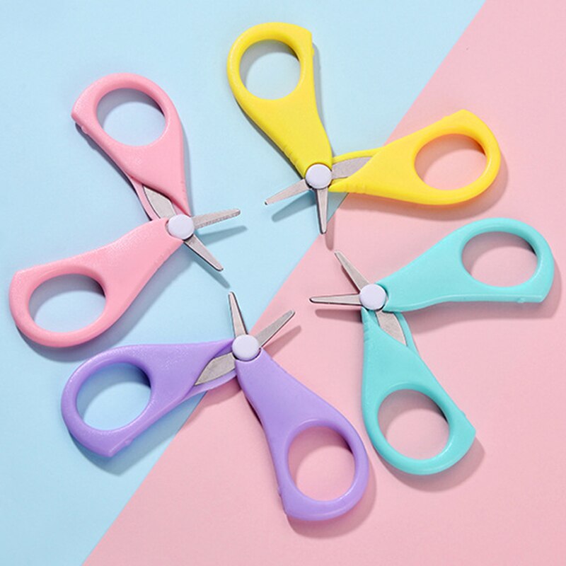 Ronde Kop Vinger Trimmer Schaar Korte Blade Veiligheid Mini Manicure Cutter Anti-Vlees Nail Schaar Draagbare Roestvrij Staal/ps