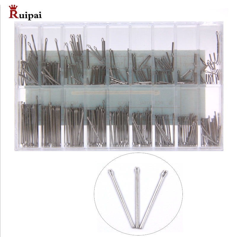 RUIPAI 360Pcs 6-23mm Watch Slip Pin Spring Bars Strap Link Pins Watch Strap Fixed Axis Surface Shaft Tool