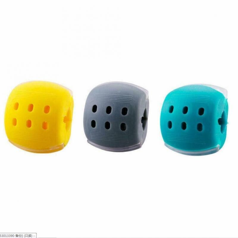 3/1 Pcs Unisex Face Chin Line Exerciser Facial Toner Exerciser Trainer Facial Muscle Chewer Lifting Massage Silica Gel Ball: 04 3pcs with box